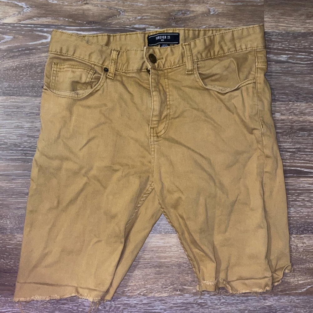 Forever 21 Cut-Off Khakis